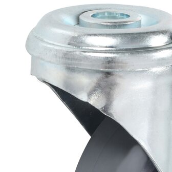 Zwenkwielen met boutgaten 4 st 75 mm 5