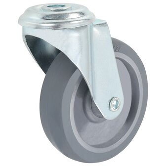 Zwenkwielen met boutgaten 4 st 100 mm 3