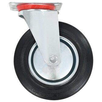 Zwenkwielen 4 st 200 mm 4