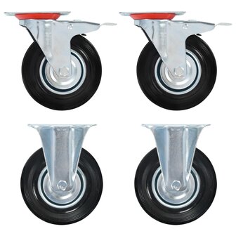 Wielen 4 st 125 mm 1