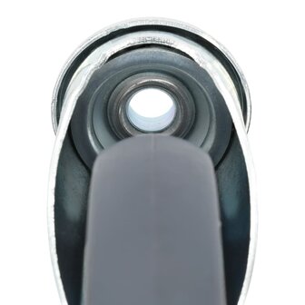 8 st Zwenkwielen met boutgaten 125 mm 7