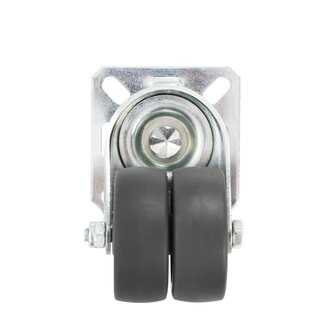8 st Zwenkwielen dubbel 50 mm 7