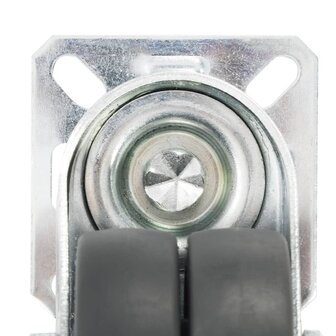 12 st Zwenkwielen dubbel 50 mm 8