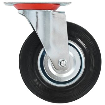 8 st Zwenkwielen 125 mm 7