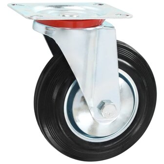 8 st Zwenkwielen 160 mm 5