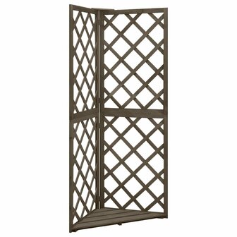 Latwerk hoekmodel 50x50x145 cm massief vurenhout 1