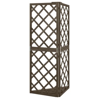 Latwerk hoekmodel 50x50x145 cm massief vurenhout 4