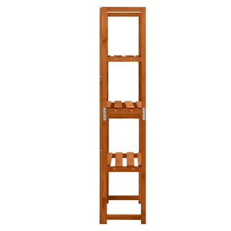 Latwerk met schappen 55x30x140 cm massief vurenhout 4