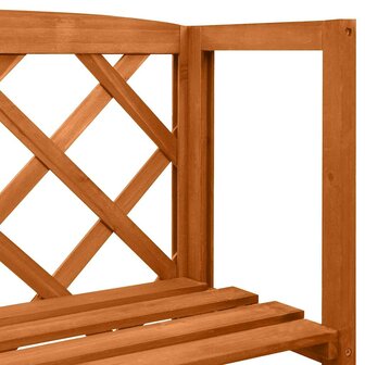 Latwerk met schappen 55x30x140 cm massief vurenhout 5
