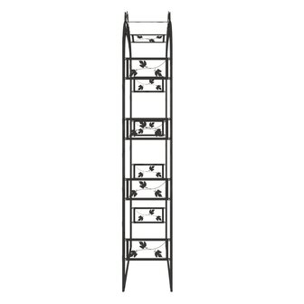 Tuinboog 116x45x240 cm staal zwart 4