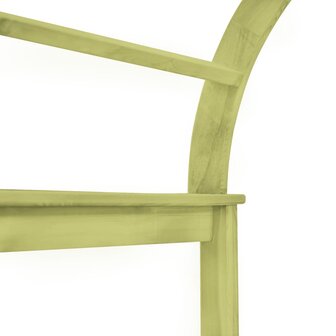 Tuinboog 125x150x235 cm ge&iuml;mpregneerd grenenhout 5