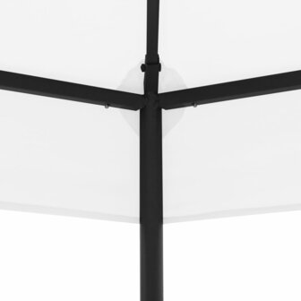 Tuinprieel 180 g/m&sup2; 323x275x265 cm wit 3