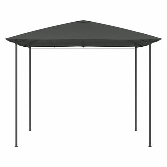Prieel 160 g/m&sup2; 3x3x2,6 m antracietkleurig 2