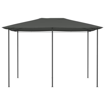 Prieel 160 g/m&sup2; 3x4x2,6 m antracietkleurig 2