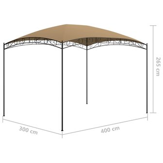 Prieel 180 g/m&sup2; 3x4x2,65 m taupe 5