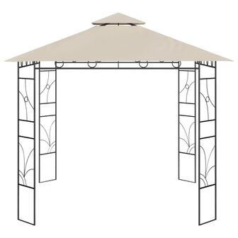 Prieel 160 g/m&sup2; 3x3x2,7 m cr&egrave;mekleurig 2