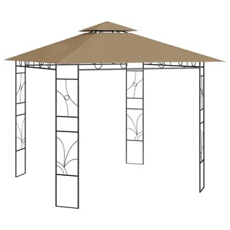 Prieel 160 g/m&sup2; 3x3x2,7 m taupe 1