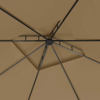 Prieel 160 g/m&sup2; 3x3x2,7 m taupe 4