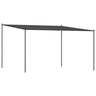Prieel 4x4 m 180 g/m&sup2; stof en staal antracietkleurig 2