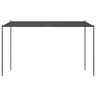 Prieel 4x4 m 180 g/m&sup2; stof en staal antracietkleurig 3