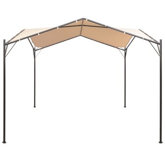 Prieel 3x3 m staal beige 2
