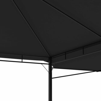 Prieel met uitschuifbare daken 180 g/m&sup2; 3x3x2,75 m antraciet 7