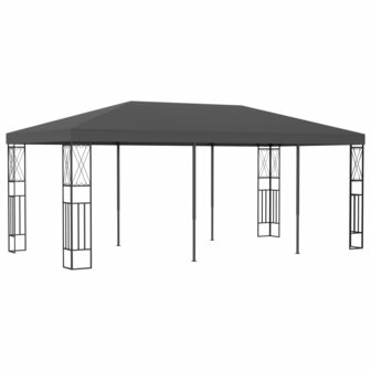 Prieel 3x6 m stof antraciet 1