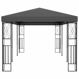 Prieel 3x6 m stof antraciet 3