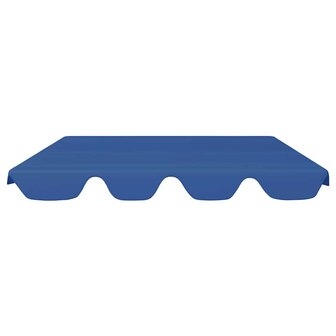 Vervangingsluifel voor schommelbank 188/168x145/110 cm blauw 3