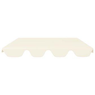 Vervangingsluifel voor schommelbank 150/130x105/70cm cr&egrave;mekleur 3