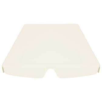 Vervangingsluifel voor schommelbank 150/130x105/70cm cr&egrave;mekleur 4