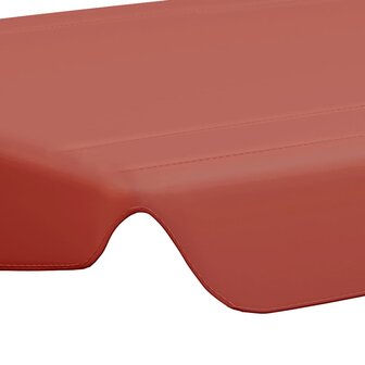 Vervangingsluifel voor schommelbank 150/130x105/70cm terracotta 5