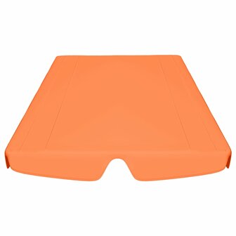 Vervangingsluifel voor schommelbank 150/130x105/70 cm oranje 4