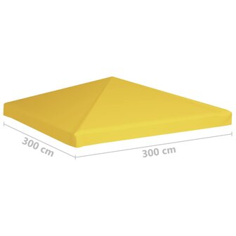 Prieeldak 270 g/m&sup2; 3x3 m geel 6