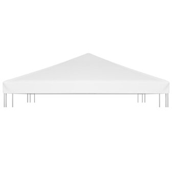 Prieeldak 270 g/m&sup2; 4x3 m wit 4