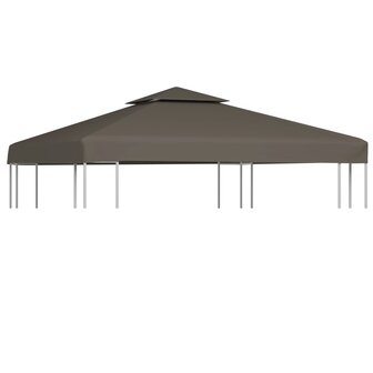 Prieeldak 2-laags 310 g/m&sup2; 3x3m taupe 1