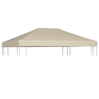 Prieeldak 310 g/m&sup2; 4x3 m beige 1