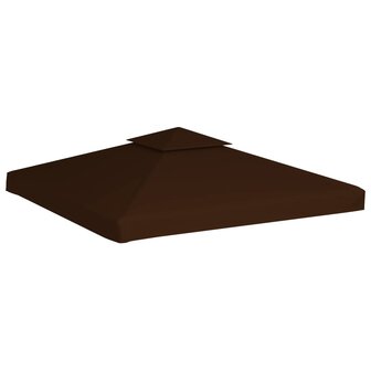 Prieeldak 2-laags 310 g/m&sup2; 3x3 m bruin 2