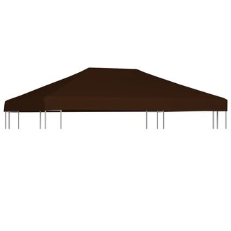 Prieeldak 310 g/m&sup2; 3x4 m bruin 1