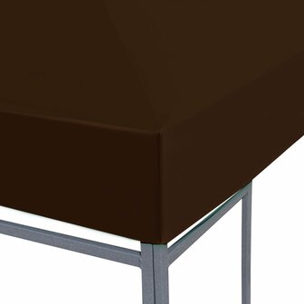 Prieeldak 310 g/m&sup2; 3x4 m bruin 3