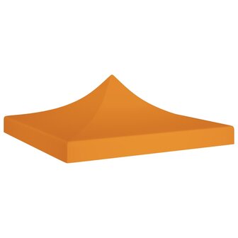 Partytentdak 270 g/m&sup2; 3x3 m oranje 1