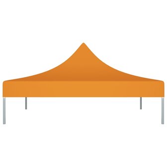 Partytentdak 270 g/m&sup2; 3x3 m oranje 3