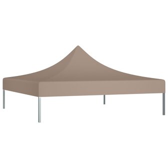 Partytentdak 270 g/m&sup2; 3x3 m taupe 2