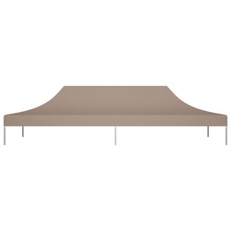 Partytentdak 270 g/m&sup2; 6x3 m taupe 3