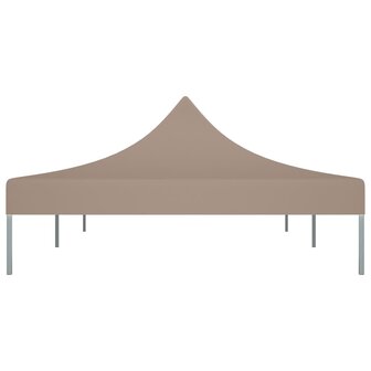 Partytentdak 270 g/m&sup2; 6x3 m taupe 4