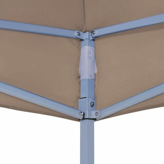 Partytentdak 270 g/m&sup2; 6x3 m taupe 5