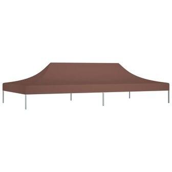 Partytentdak 270 g/m&sup2; 6x3 m bruin 2