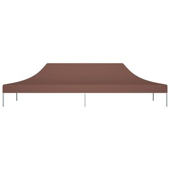 Partytentdak 270 g/m&sup2; 6x3 m bruin 3