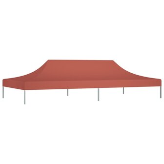 Partytentdak 270 g/m&sup2; 6x3 m terracotta 2