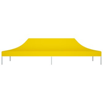 Partytentdak 270 g/m&sup2; 6x3 m geel 3